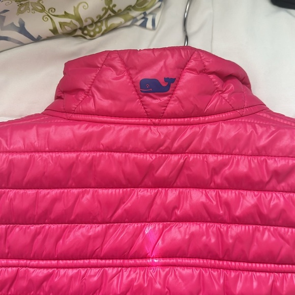 Vineyard Vines Women's Puffer Vest Rhododendron Pink, Size M - Picture 7 of 9
